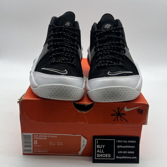 Size 8 - Nike Air Zoom Flight 95 Premium 2008 Black White (317810-011)