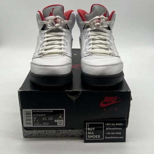 Size 7 - Air Jordan 5 Retro Mid Fire Red (440888-102)