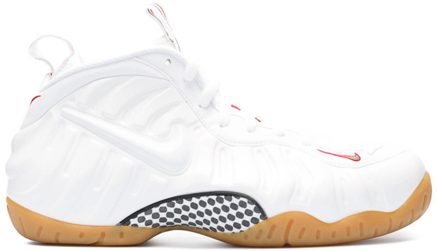Size 11 - Nike Foamposite Pro Gucci - White (624041-102)