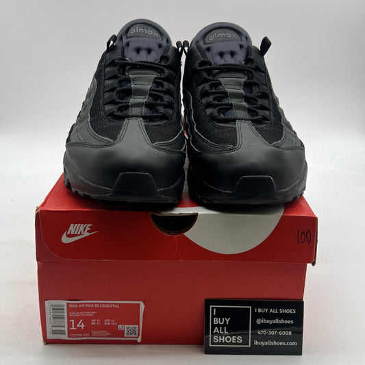Size 14 - Nike Air Max 95 Essential Triple Black 2020 (CI3705-001)