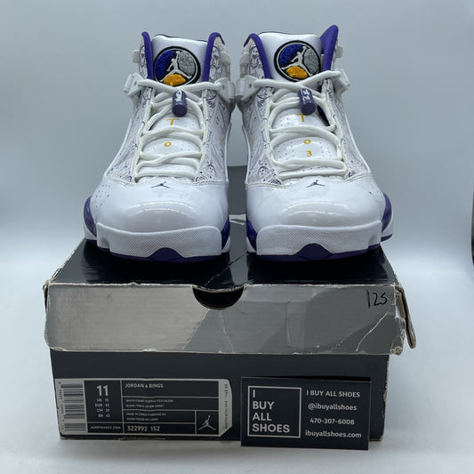 Size 11 - Jordan 6 Rings Hollywood White Purple Leather (322992-152)