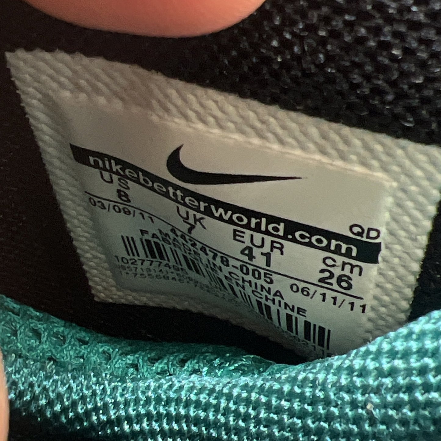 Size 8 - Nike Air Max Griffey Jr Freshwater (442478-005)