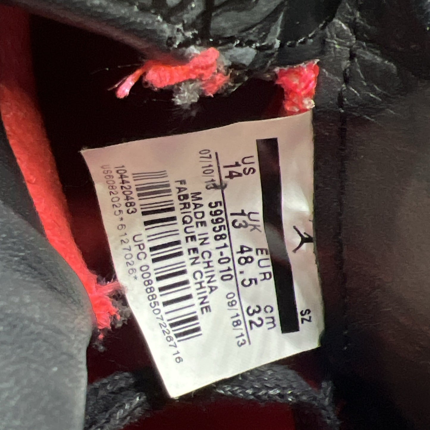 Size 14 - Air Jordan 5 Retro 3Lab5 Infrared (599581-010)
