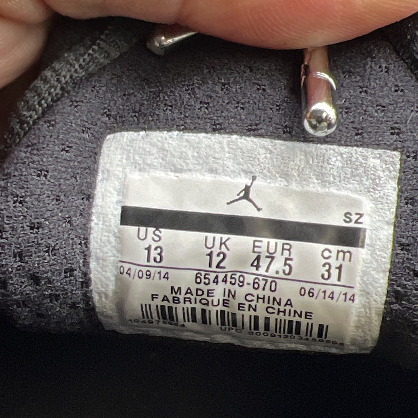 Size 13 - Air Jordan 14 Retro Ferrari (654459-670)