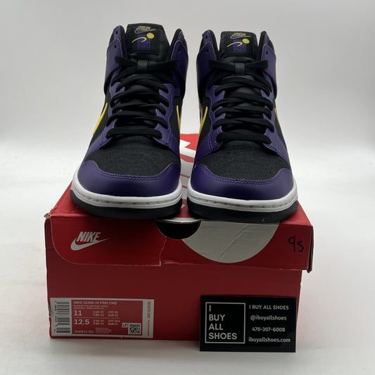 Size 11 - Nike Dunk Premium EMB High Lakers (DH0642-001)