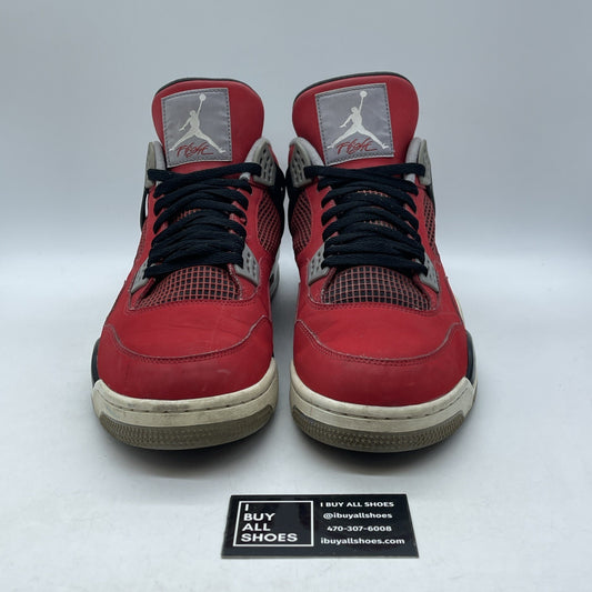 Size 14 - Jordan 4 Retro Toro Bravo Re Black Suede (308497-603)