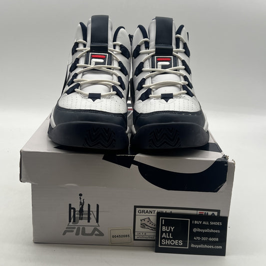 Size 8.5 - Fila Grant Hill 1 (1BM00636-125) Mens White Athletic Basketball