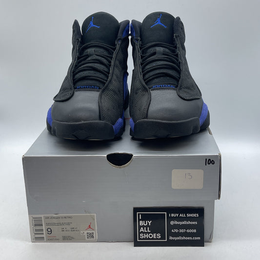 Size 9 - Jordan 13 Retro Hyper Royal Black Blue Suede (414571-040)