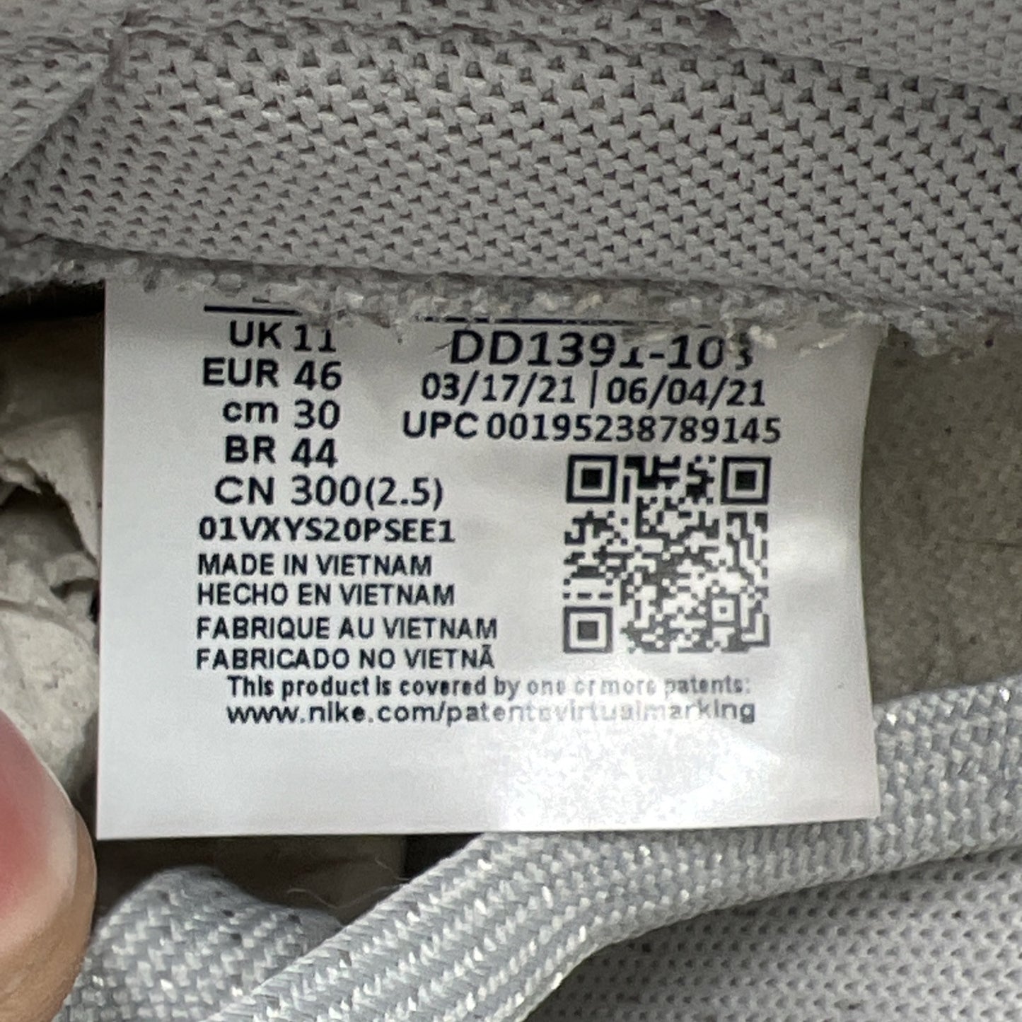 Size 12 - Nike Dunk Low Grey Fog (DD1391-103)