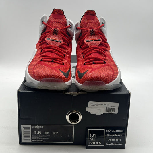 Size 9.5 - Nike LeBron 12 Heart Of A Lion (684593-601)