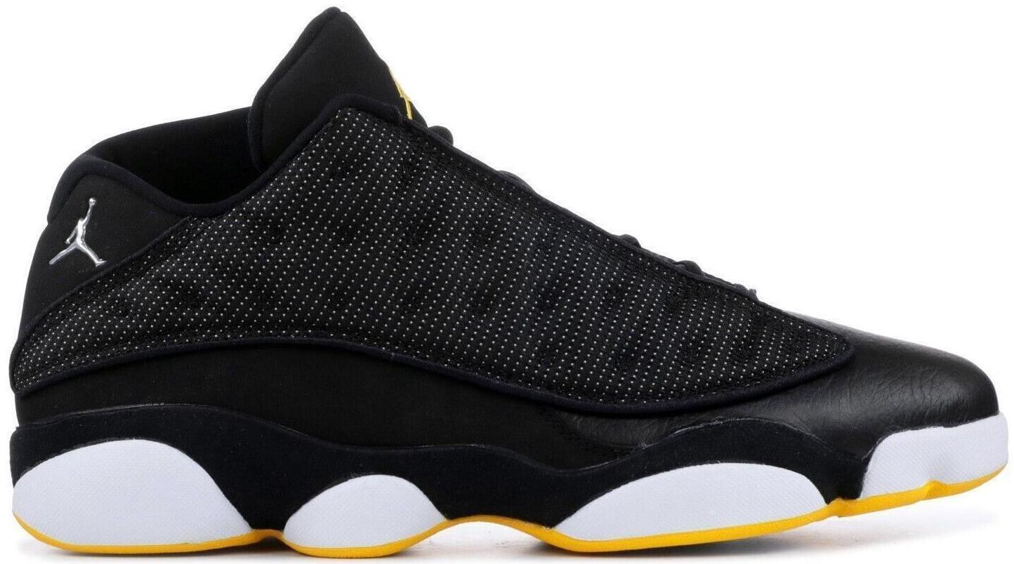 Size 11 - Air Jordan 13 Retro Low Black Varsity Maize Suede (310810-001)