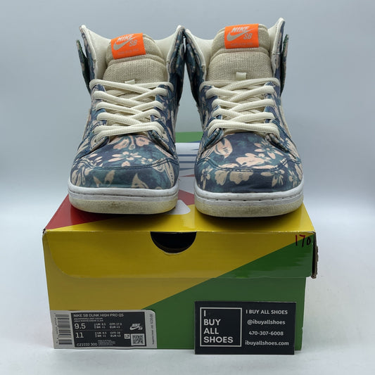Size 9.5 - Nike Dunk SB High Maui Wowie Blue Tan Suede (CZ2232-300)