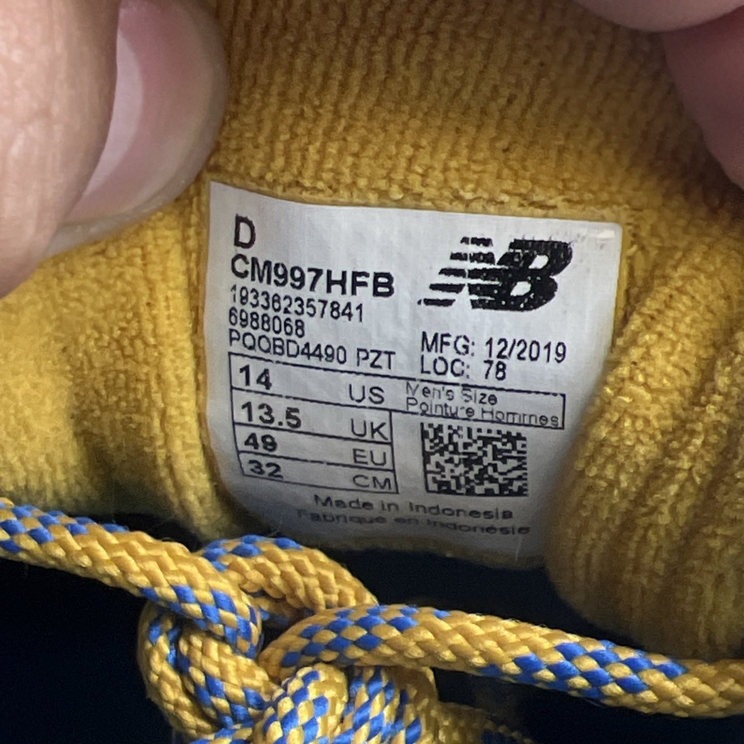 Size 14 - New Balance 997 Outdoor Pack - Blue (CM997HFB)