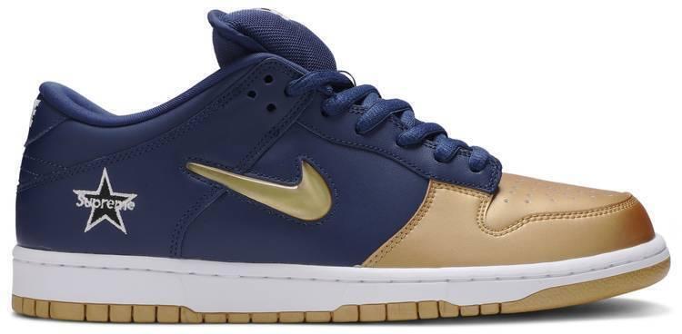 Size 11 - Nike Supreme x Dunk SB QS Low Metallic Gold (CK3480-700)