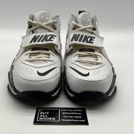 Size 11W - Nike White Black Zoom Code Pro Shark Football Cleats (352640-102)