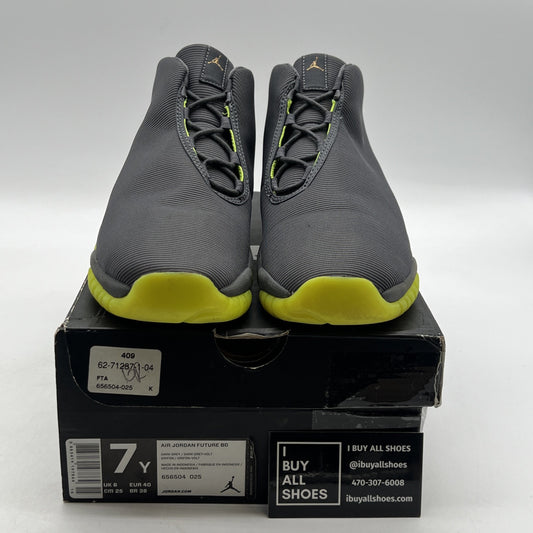 Size 7Y - Jordan Nike Air Future Gray Volt (656504-025)