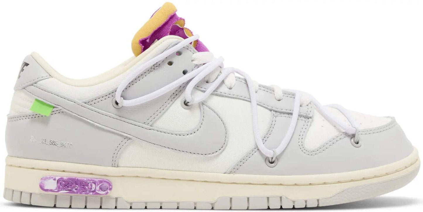 Size 9 - Off-White x Nike Dunk Low Lot 03 of 50 (DM1602-118)