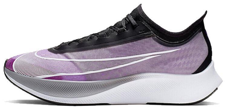 Size 10.5 - Nike Zoom Fly 3 Hyper Violet Black Suede Leather (AT8240-500)
