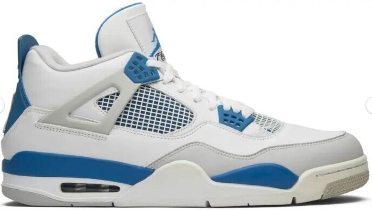 Size 9.5 - Air Jordan 4 Retro Military Blue 2012 (308497-105)