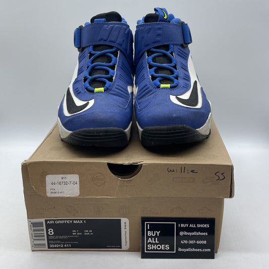 Size 8 - Nike Air Griffey Max 1 Varsity Royal White Suede Leather (354912-411)