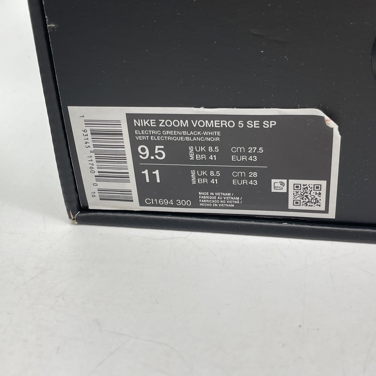 Size 9.5 - Nike Air Zoom Vomero 5 SE SP 2024 Electric Green (CI1694-300)
