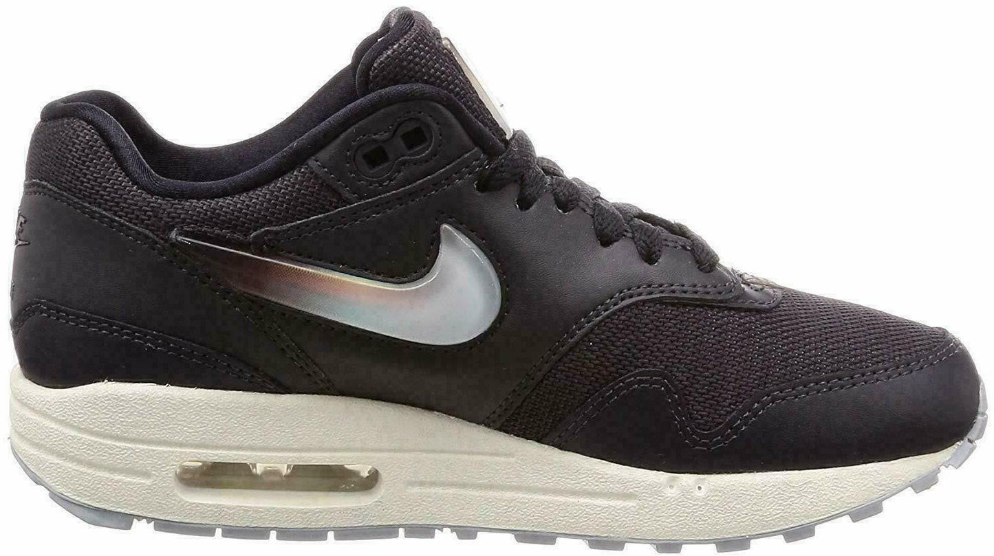 Size 10.5W - Nike Air Max 1 Jelly Jewel Black Leather (AT5248-001)