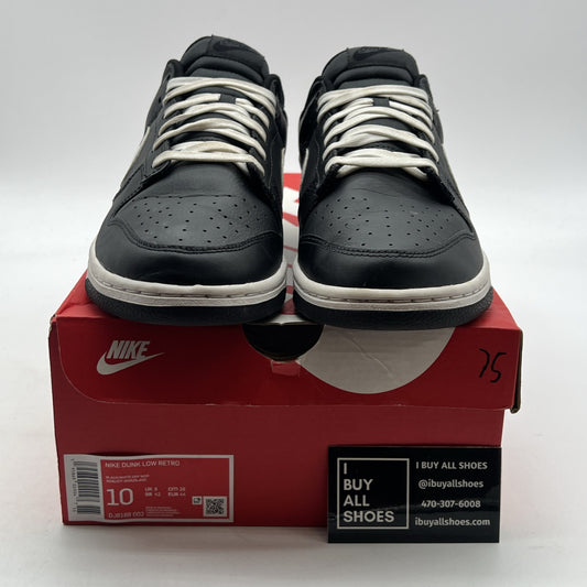 Size 10 - Nike Dunk Low Black Panda (DJ6188-002)
