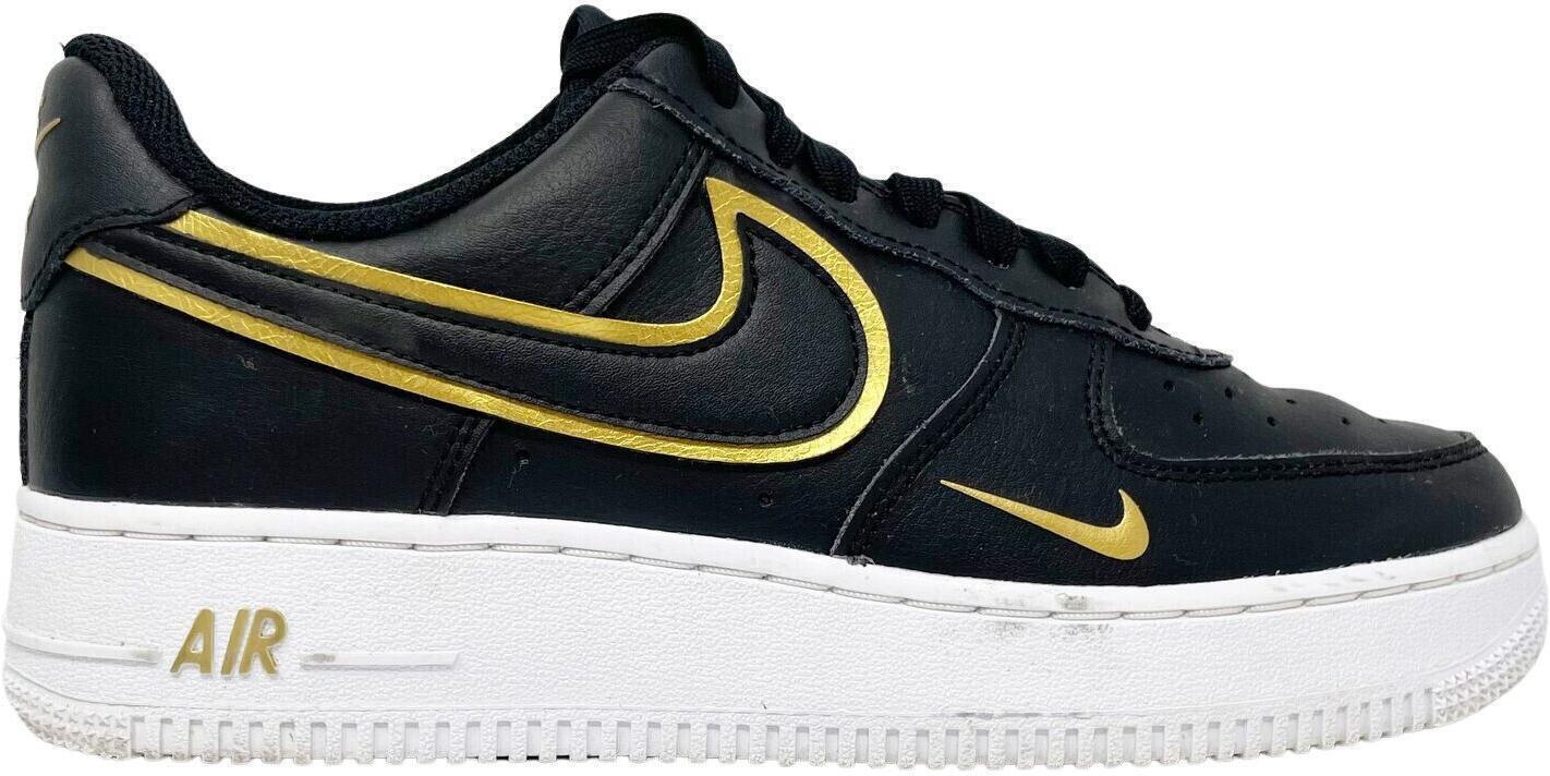 Size 10.5 - Nike Air Force 1 '07 LV8 Metallic Swoosh Pack - Black (DA8581-001)
