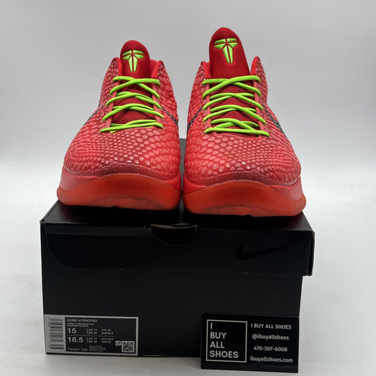 Size 15 - Nike Kobe 6 Protro Low Reverse Grinch (FV4921-600)