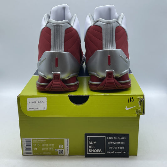 Size 11.5 - Nike Shox BB4 Retro 2019 Varsity Red White Leather Suede (AT7843-101
