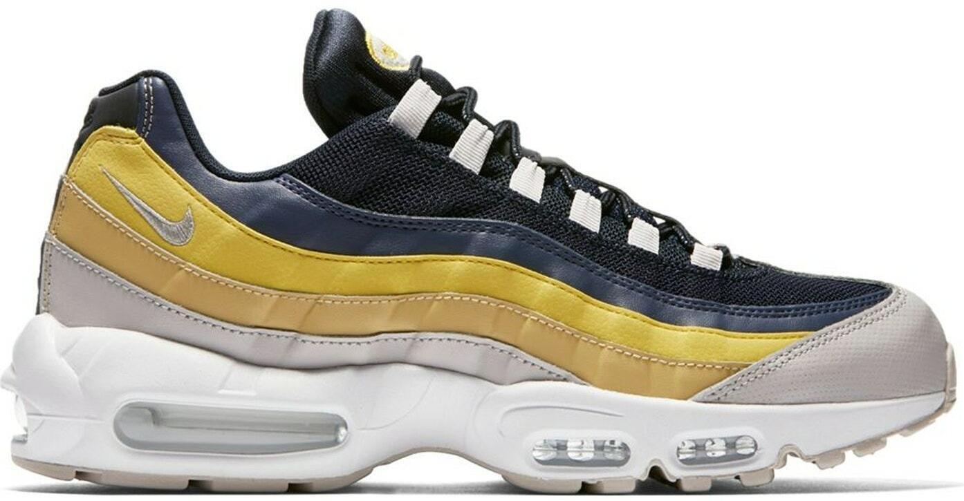 Size 10.5 - Nike Air Max 95 Essential Lemon Wash Suede Leather (749766-107)