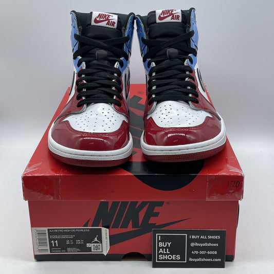 Size 11 - Jordan 1 Retro OG High Fearless Blue Red White (CK5666-100)