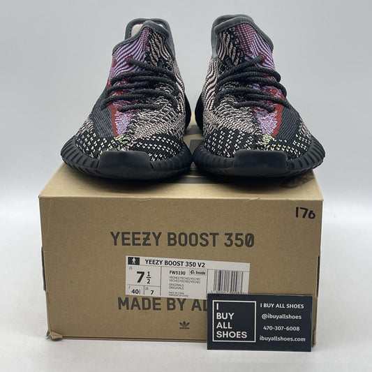 Size 7.5 - adidas Yeezy Boost 350 V2 Yecheil Non-Reflective Black (FW5190)