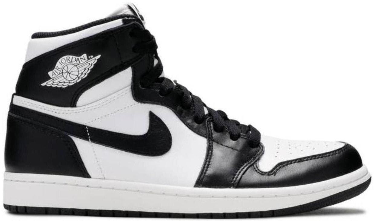 Size 12 - Air Jordan 1 Retro OG 2014 High Black White (555088-010)