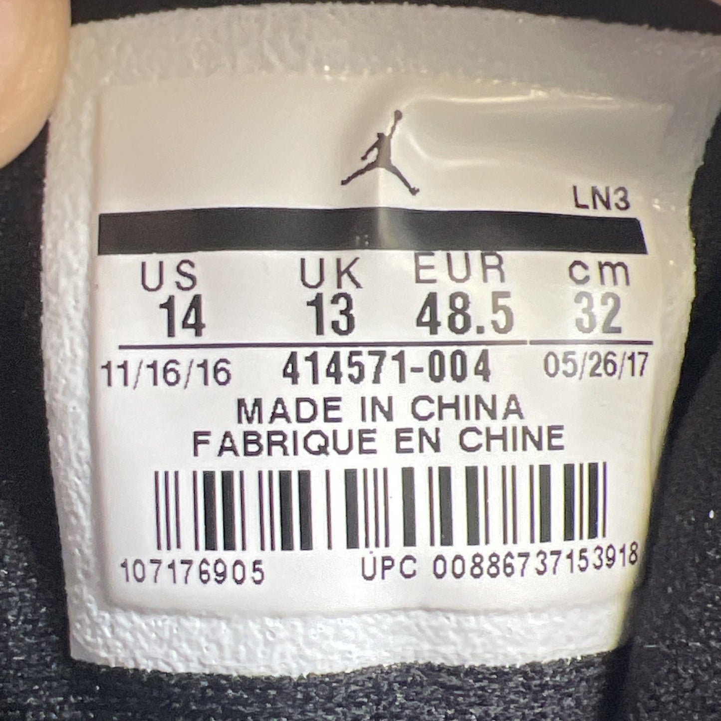 Size 14 - Air Jordan 13 Retro Bred 2017 (414571-004)