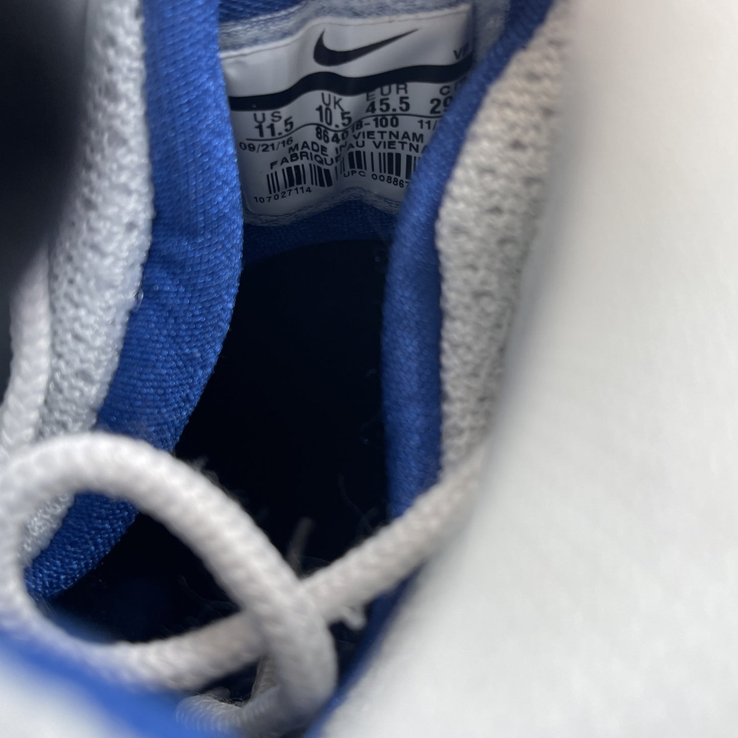 Size 11.5 - Nike Air Penny 4 OG Orlando White Black Suede Leather (864018-100)