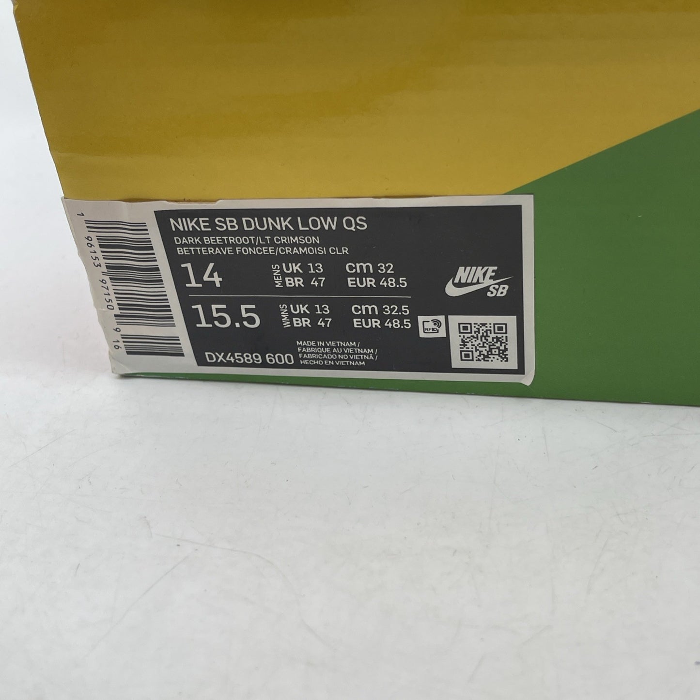 Size 14 - Nike Skate Like a Girl x Dunk SB Low White Suede (dx4589-600)