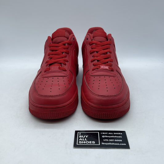 Size 11.5 - Nike Air Force 1 Low Triple Red Leather Red (CW6999-600)