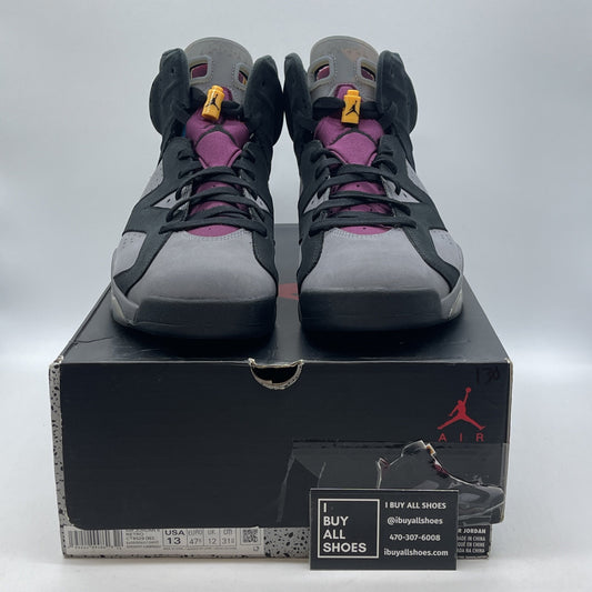 Size 13 - Jordan 6 Bordeaux Black Grey Suede (CT8529-063)