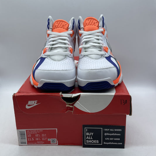 Size 10 - Nike Air Trainer SC High Auburn White Grey Suede Leather (DV2212-100)