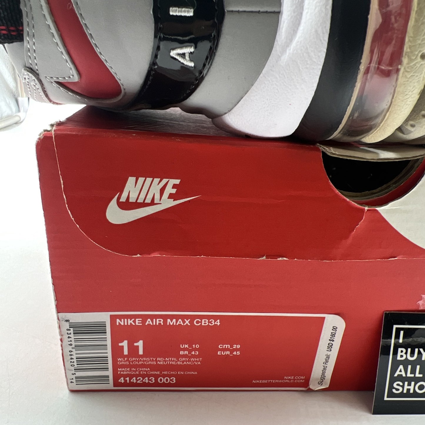 Size 11 - Nike Air Max CB34 Wolf Grey (414243-003)
