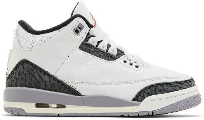Size 10 - Air Jordan 3 Retro Cement Grey White Suede Leather (CT8532-106)
