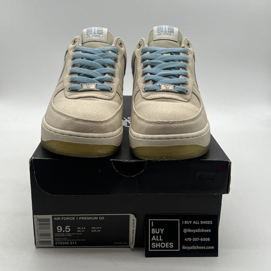 Size 9.5 - Nike Air Force 1 Premium Qs Jones Beach (378340-211)