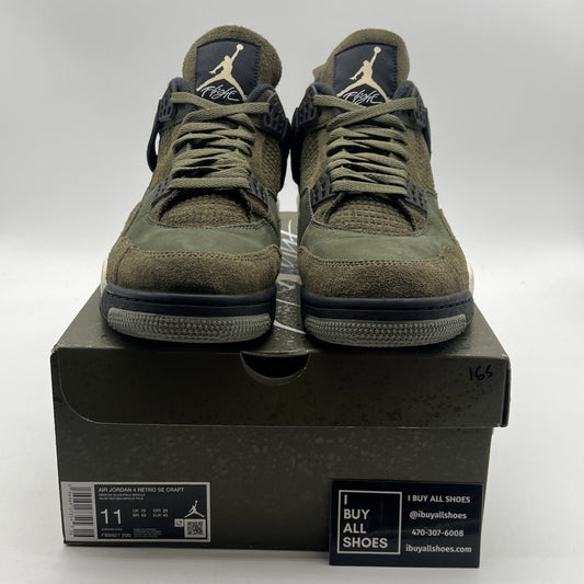 Size 11 - Air Jordan 4 SE Retro Low Craft - Olive (FB9927-200)