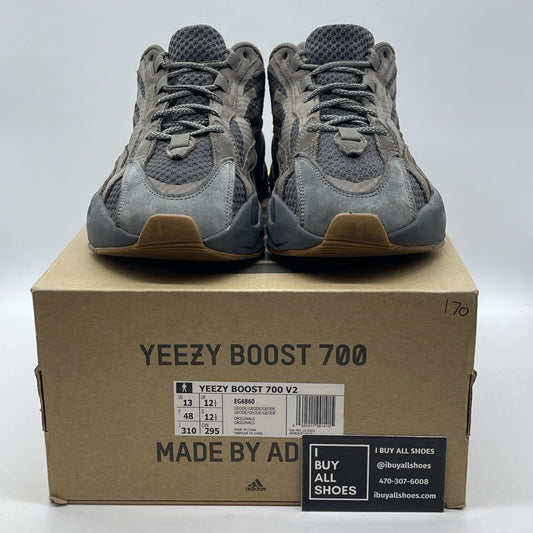 Size 14 - adidas Yeezy Boost 700 V2 Geode brown Suede Leather (EG6860)