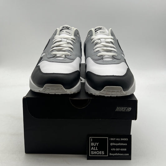 Size 11 - Nike Air Max 1 Leather Nike ID ‘Grey/Black/White 2018 (943756-900)