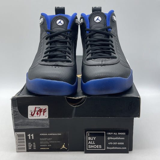 Size 11 - Jordan Jumpman Pro Mid Black Varsity Royal Black Blue (906876-006)