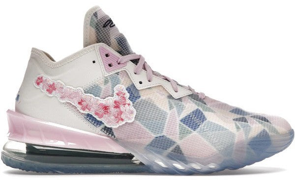 Size 13 - Nike atmos x LeBron 18 Low Sakura (CV7562-101)
