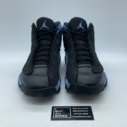 Size 11 - Jordan 13 Retro Mid Black University Blue Black Suede (DJ5982-041)