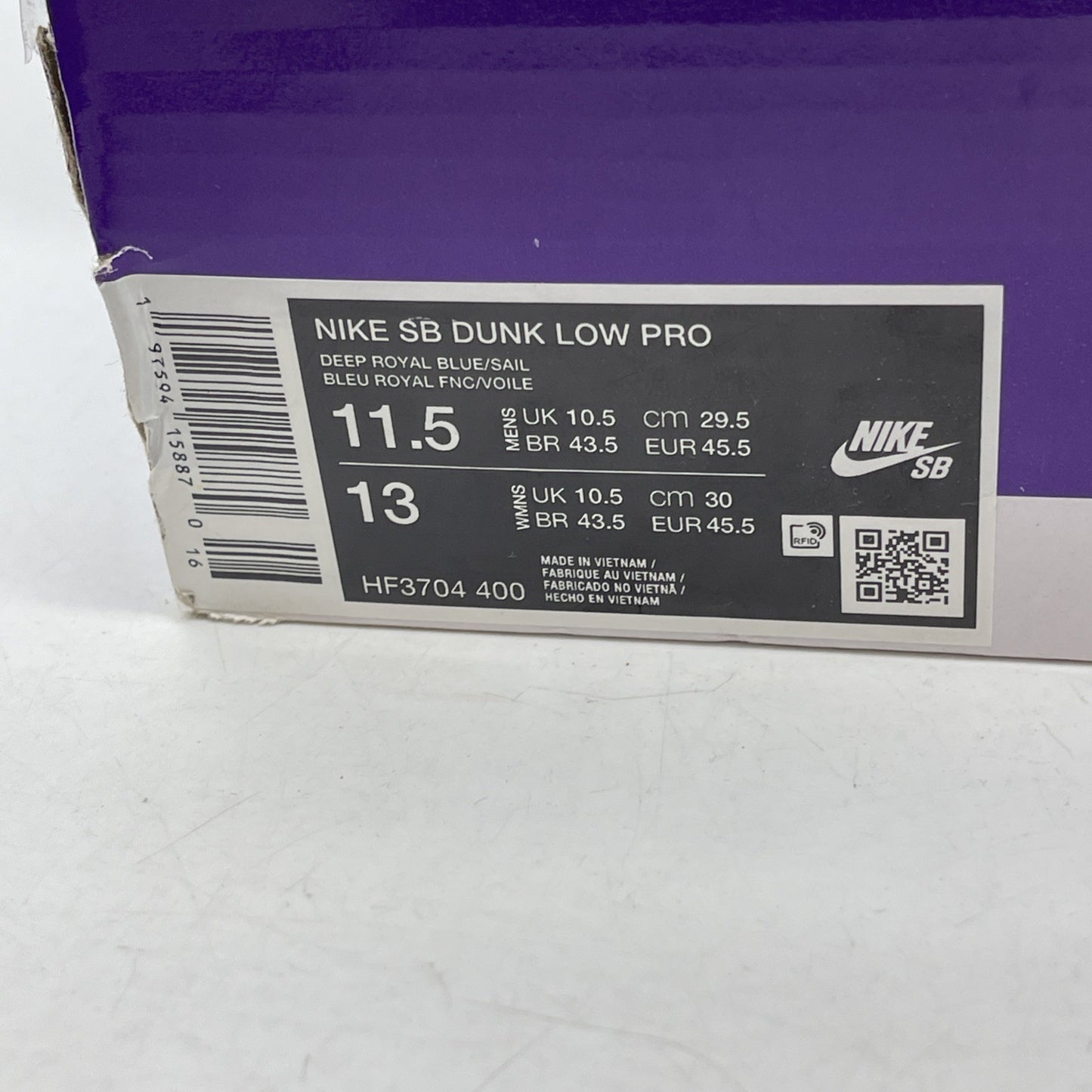 Size 11.5 - Nike Dunk Pro SB Low Deep Royal Vintage Green Suede (HF3704-400)